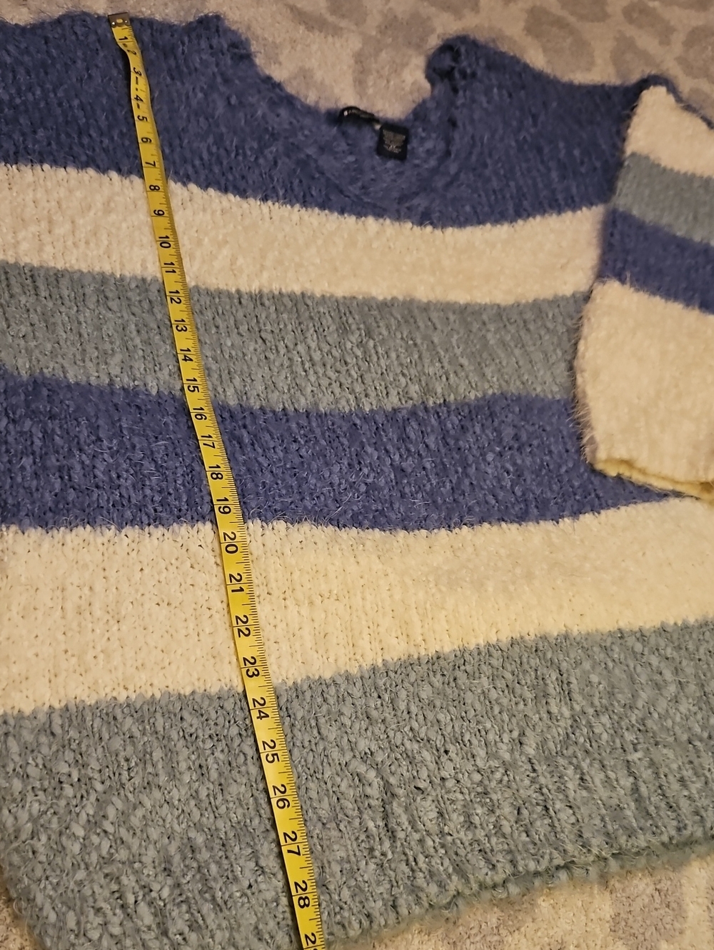 Multi Color Womens Plus Sweater - Picture 3 of 3